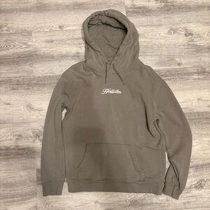 Hollister Men's Khaki Hoodie